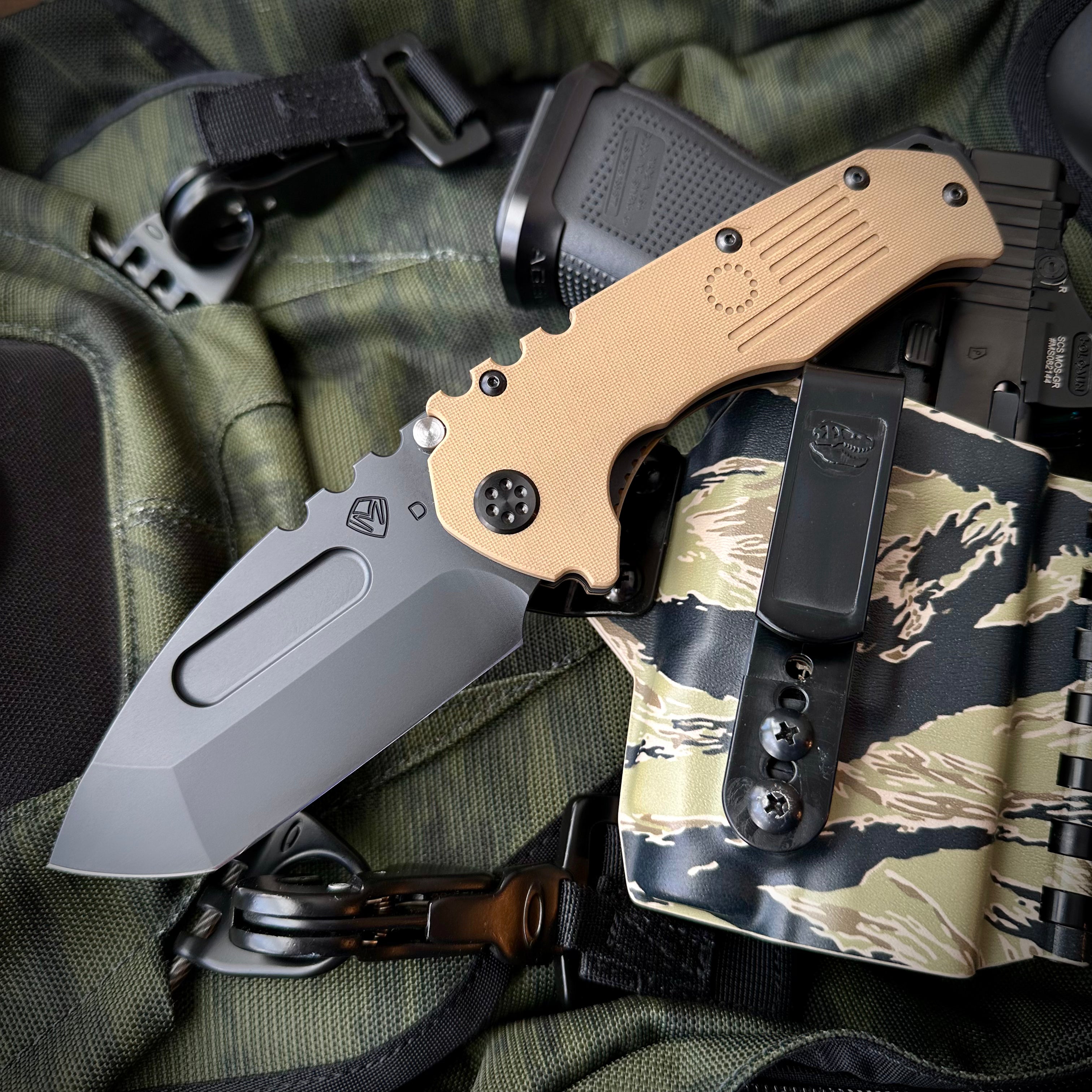 Medford Knives Praetorian Scout M/P Liner Lock Pocketknife w/ Tan G10