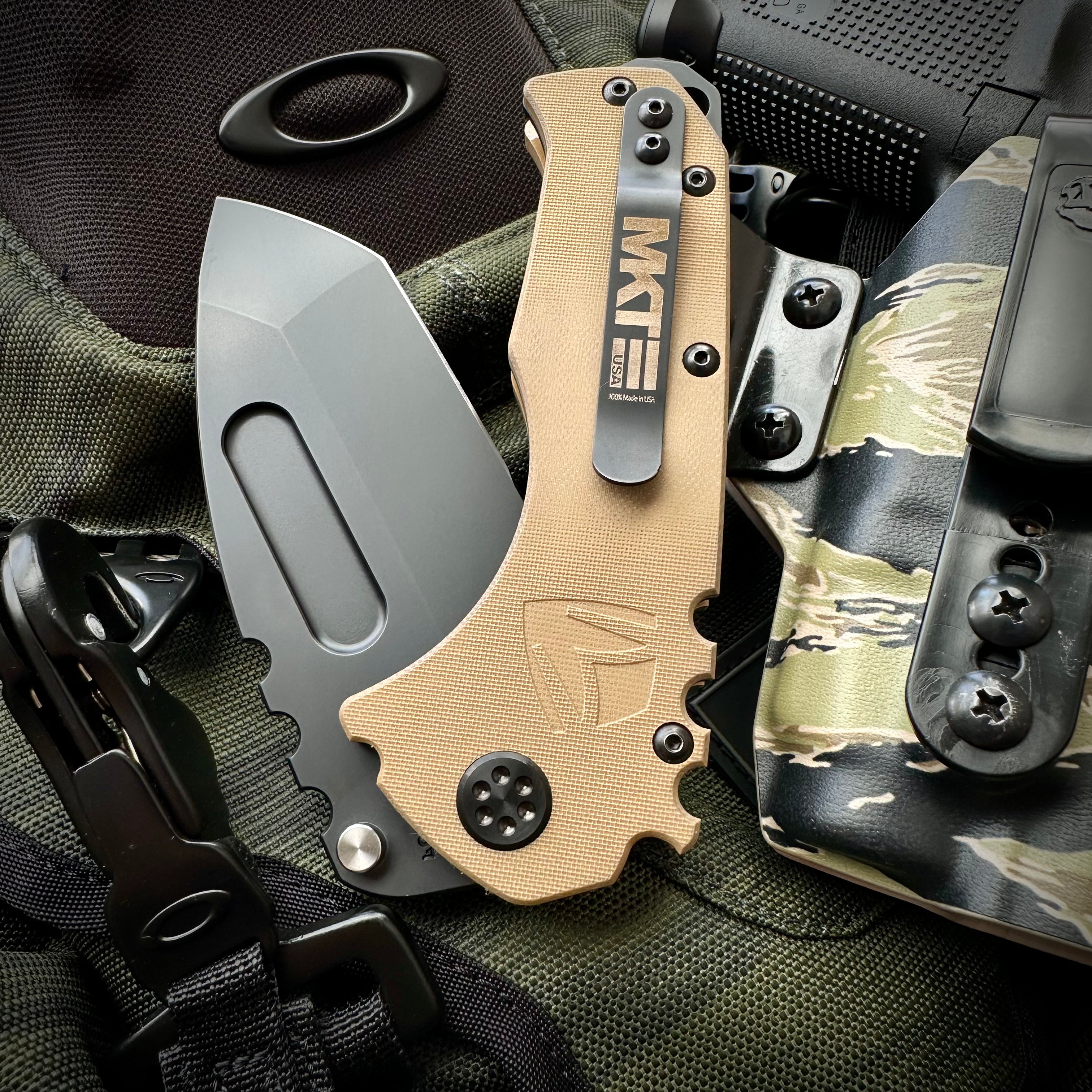 Medford Knives Praetorian Scout M/P Liner Lock Pocketknife w/ Tan G10