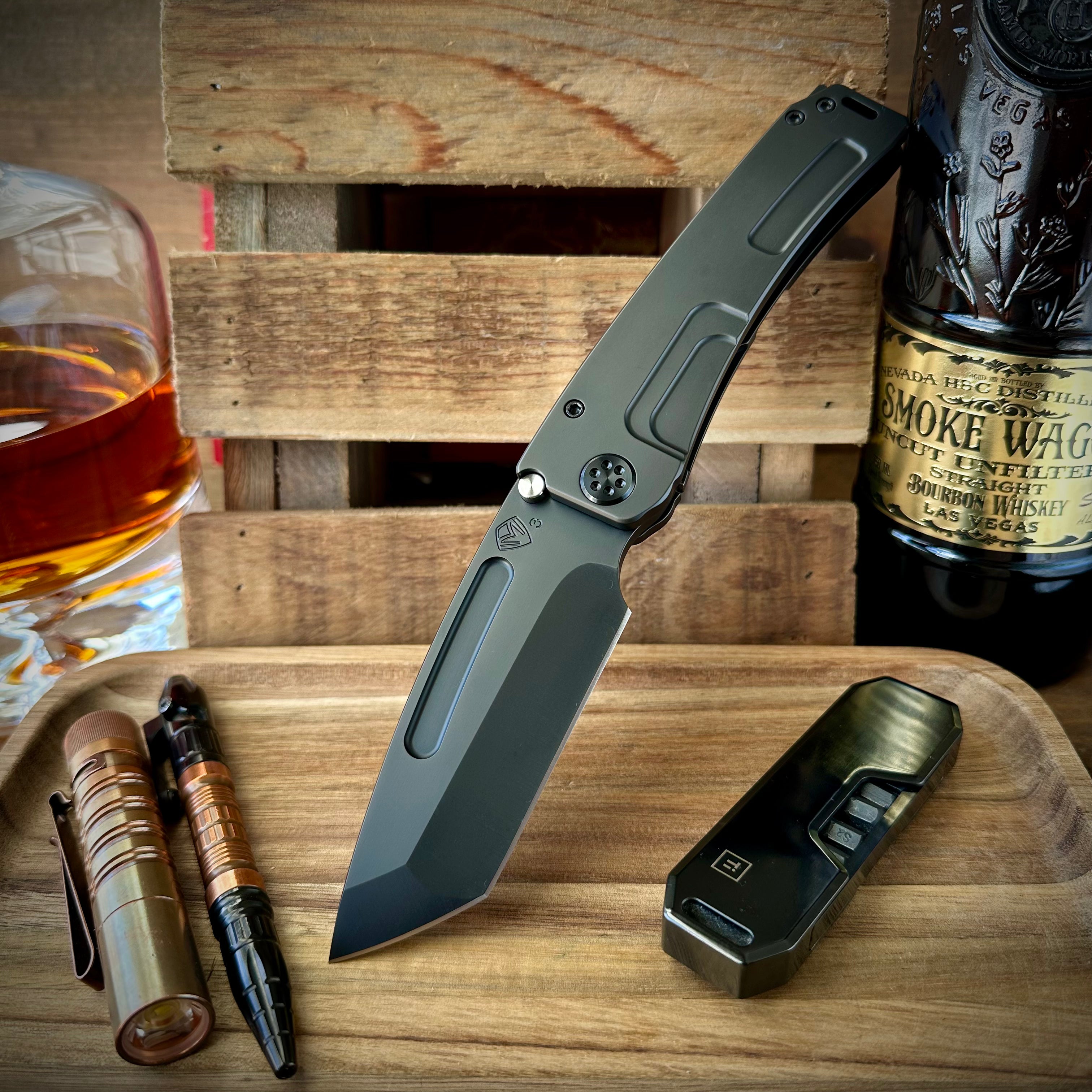 Medford Knives Marauder-H 3V Tanto Blackout