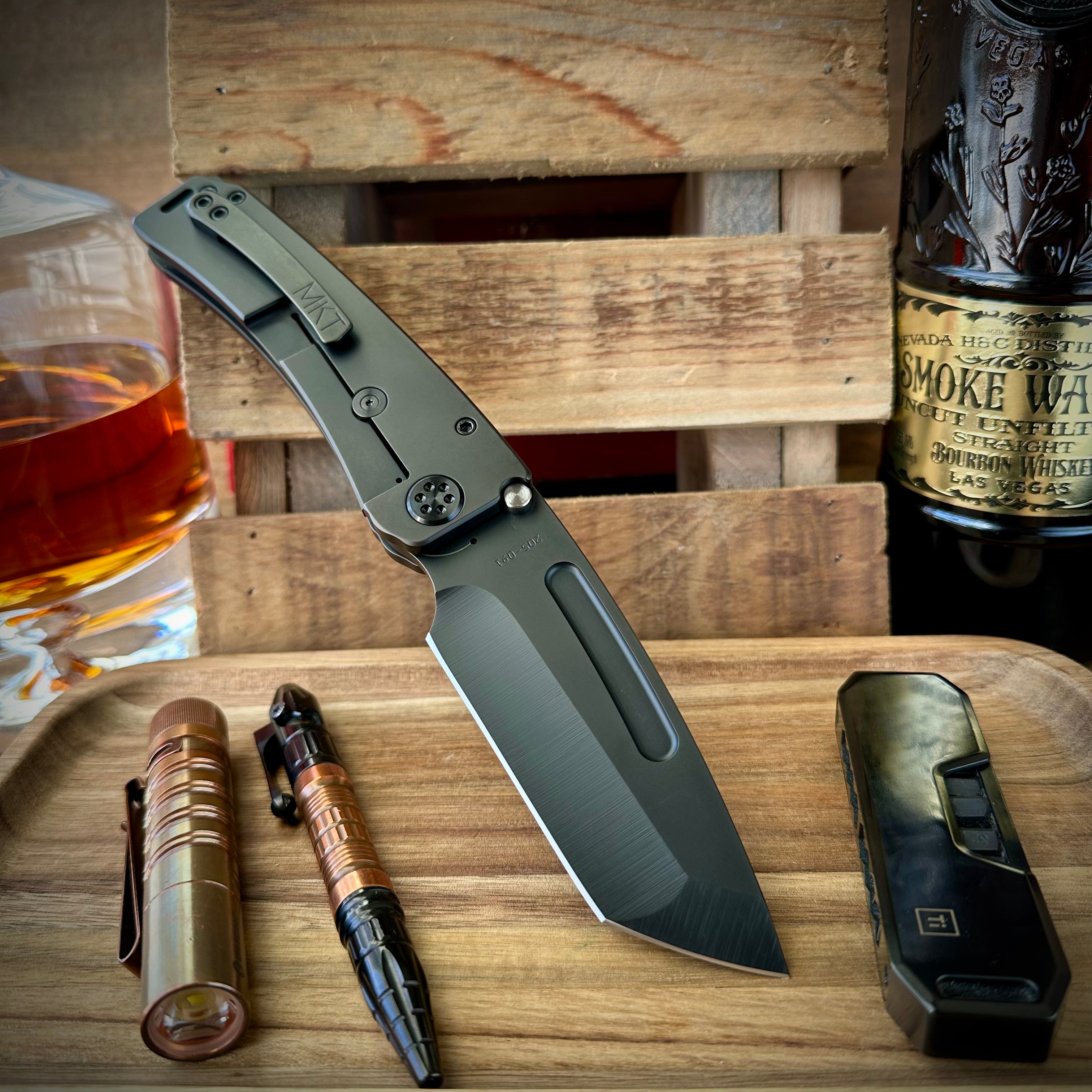 Medford Knives Marauder-H 3V Tanto Blackout