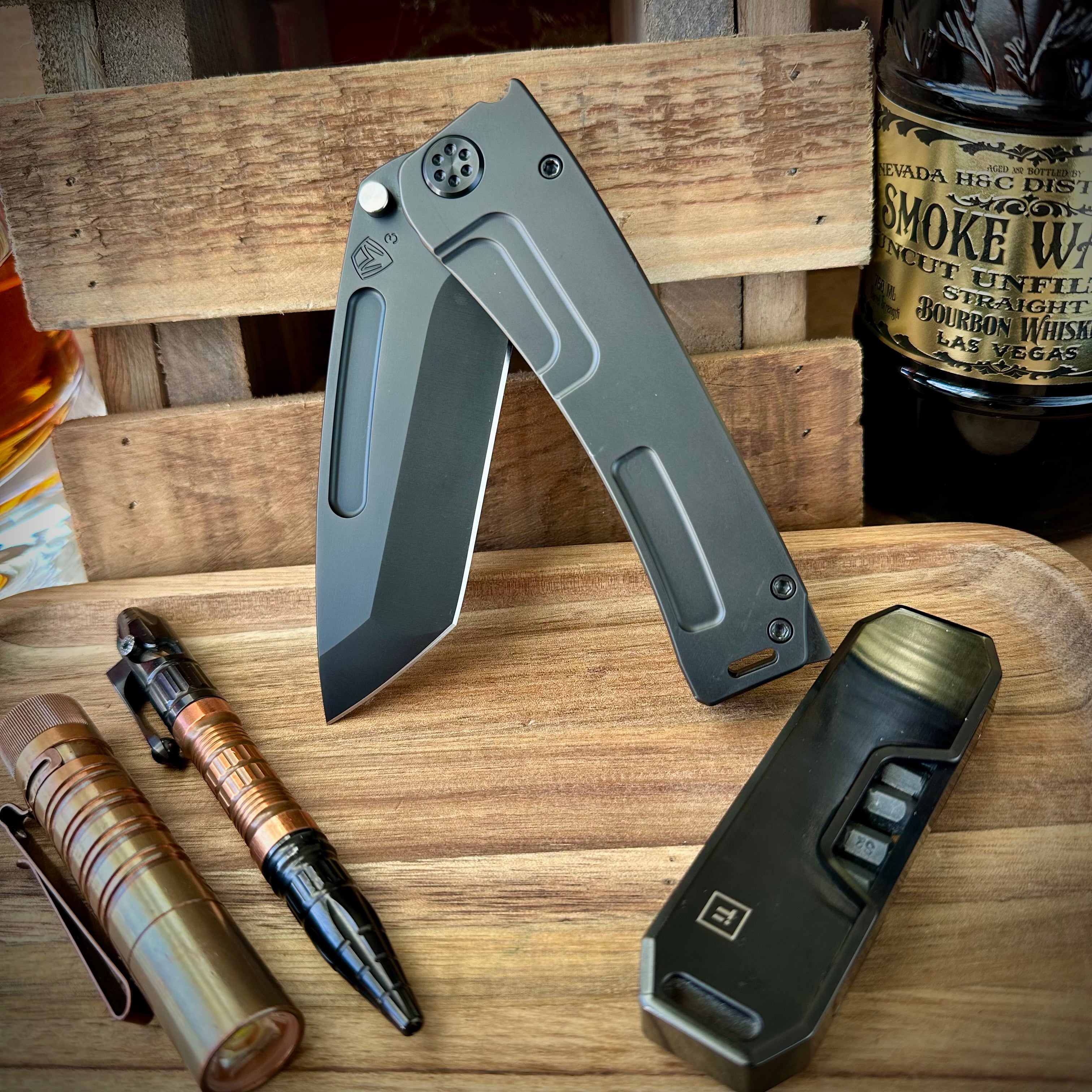Medford Knives Marauder-H 3V Tanto Blackout