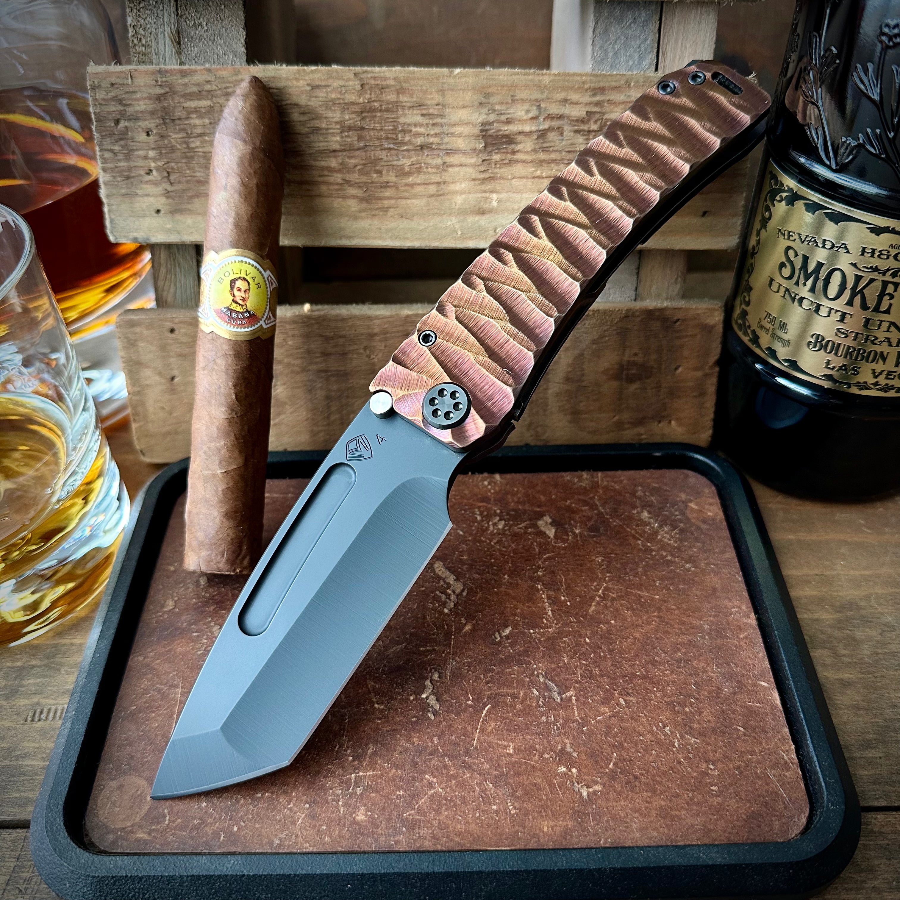 Medford Knives Marauder-H DLC S45vn CuRose Twister Predator