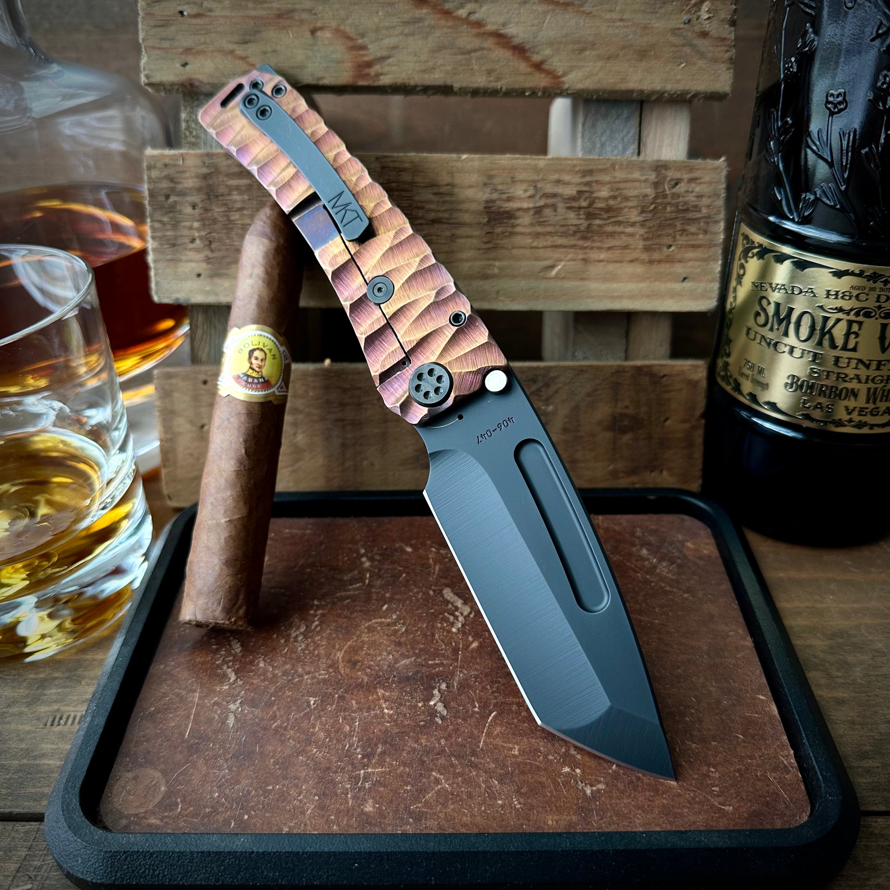 Medford Knives Marauder-H DLC S45vn CuRose Twister Predator