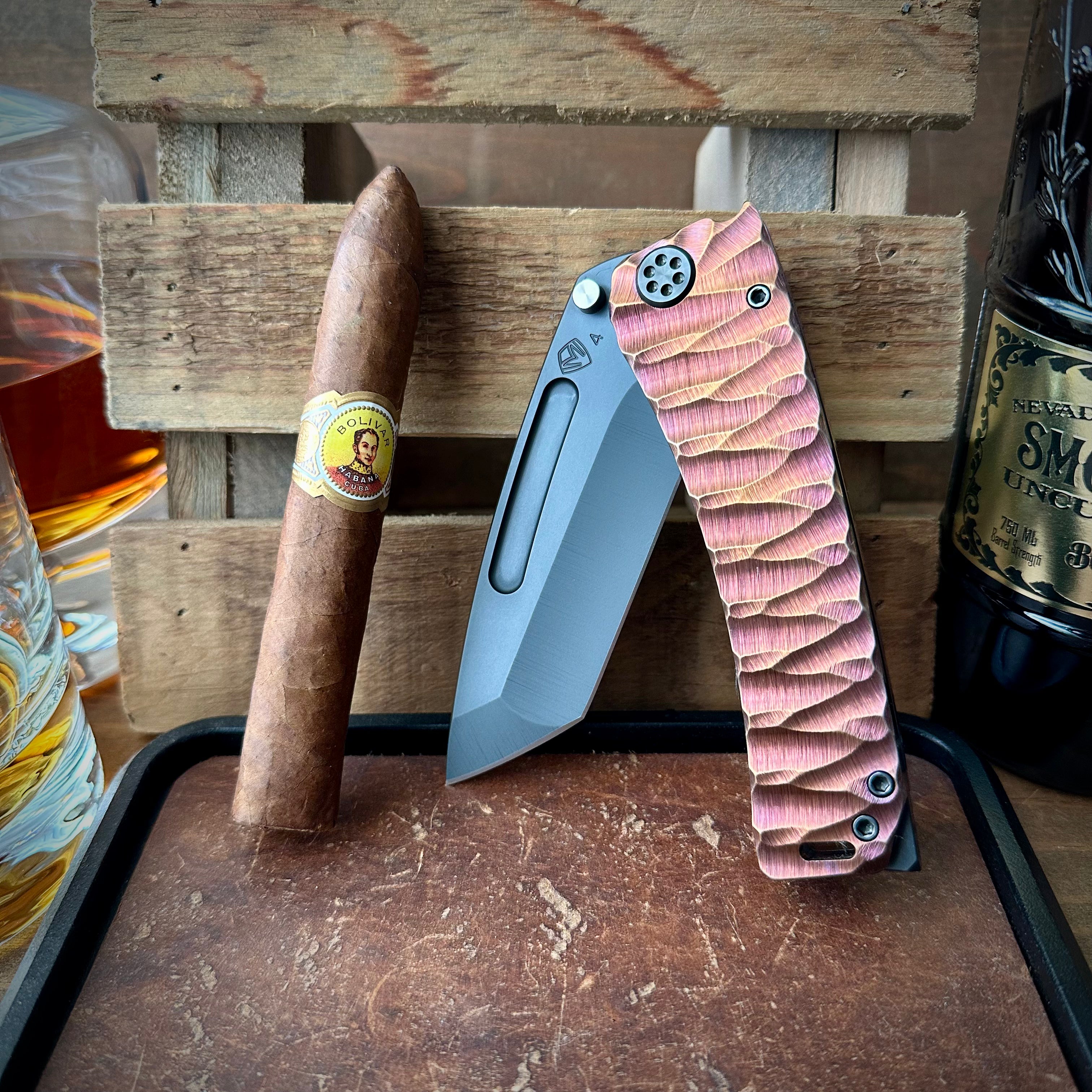 Medford Knives Marauder-H DLC S45vn CuRose Twister Predator