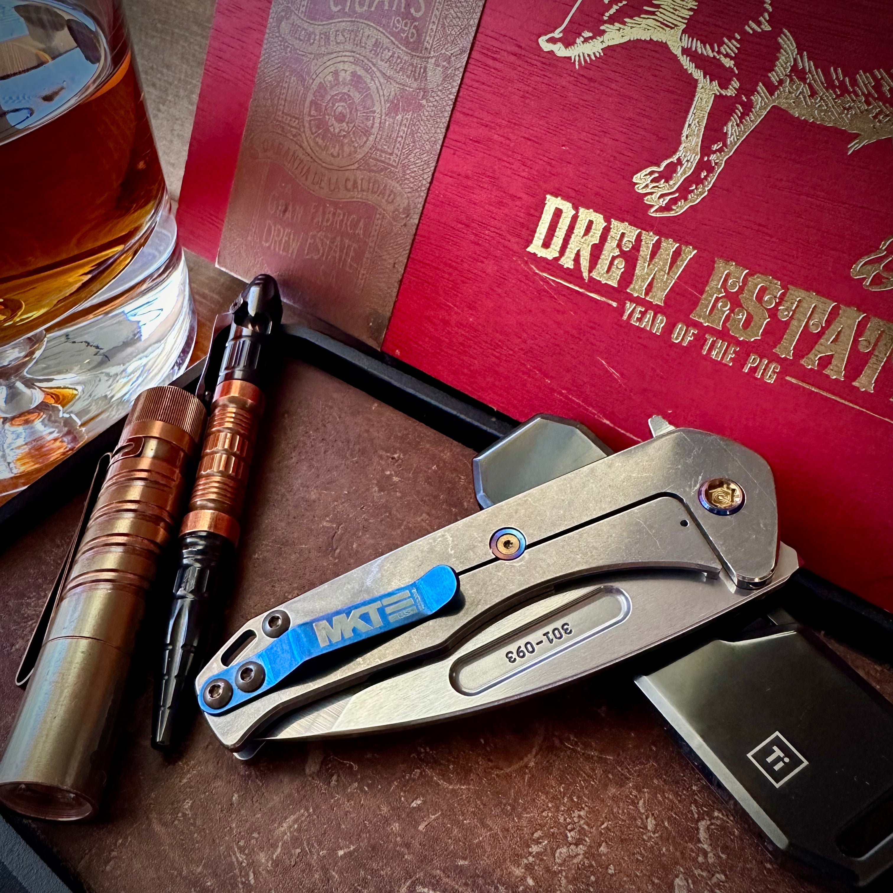 Medford Knives Praetorian Slim Flipper Tanto w/ Flamed Hardware