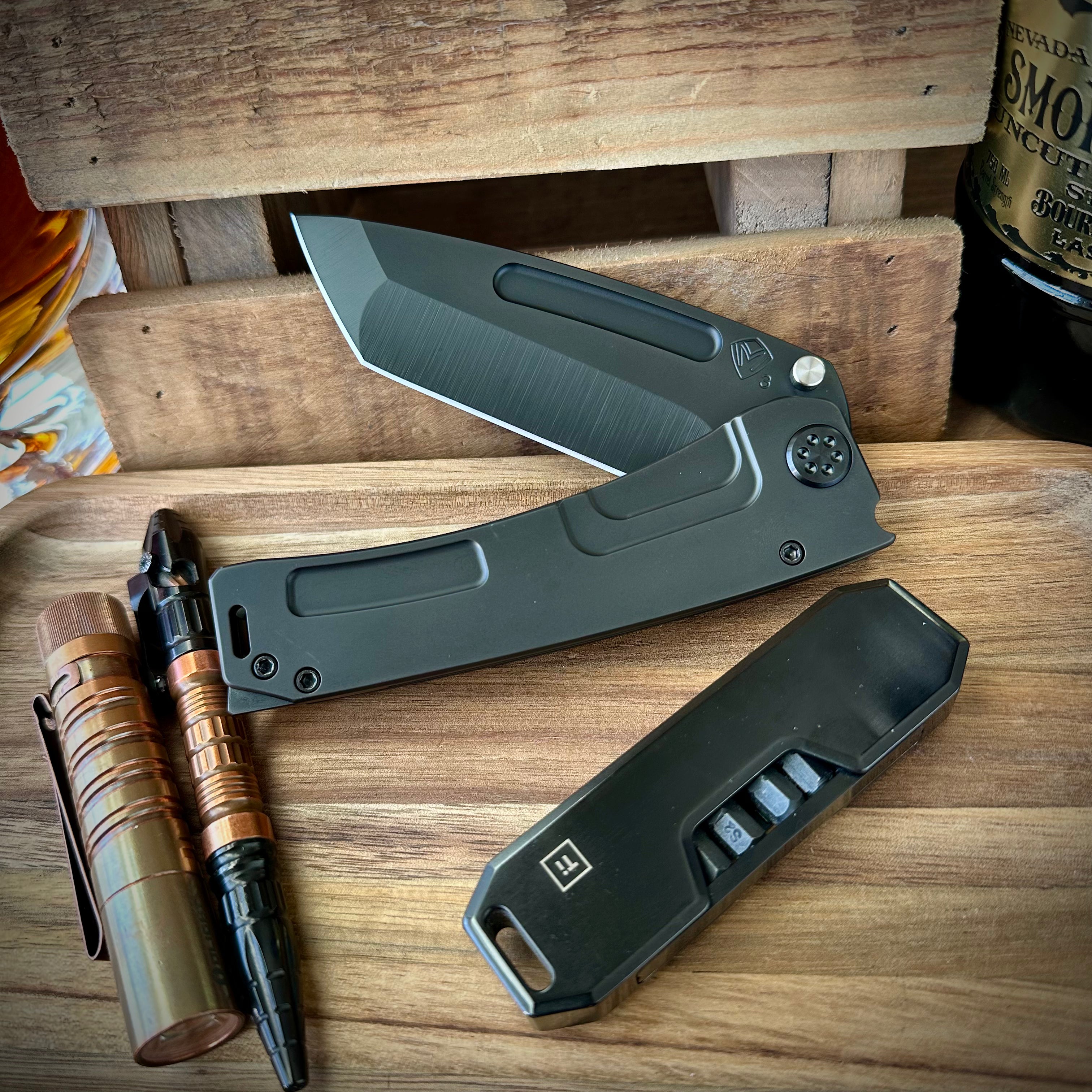 Medford Knives Marauder-H 3V Tanto Blackout