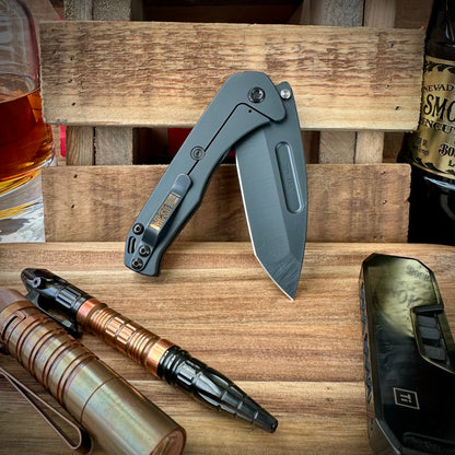 Medford Knives Praetorian Slim Flipper DLC Blackout S45vn Tanto