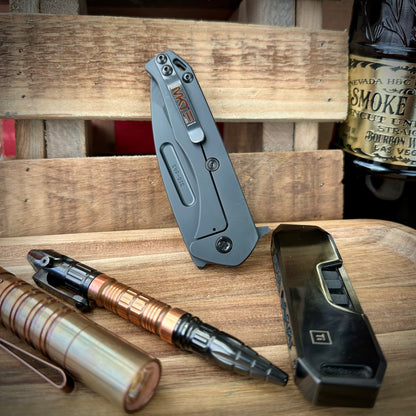 Medford Knives Praetorian Slim Flipper DLC Blackout S45vn Tanto