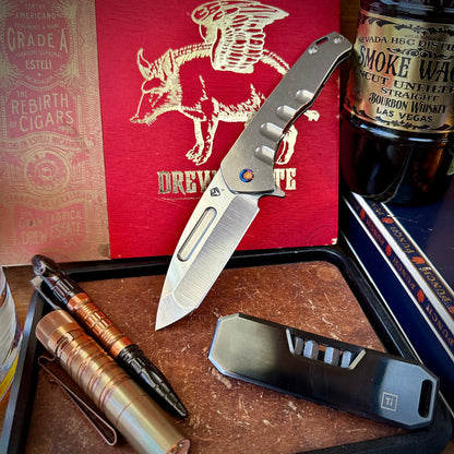 Medford Knives Praetorian Slim Flipper Tanto w/ Flamed Hardware