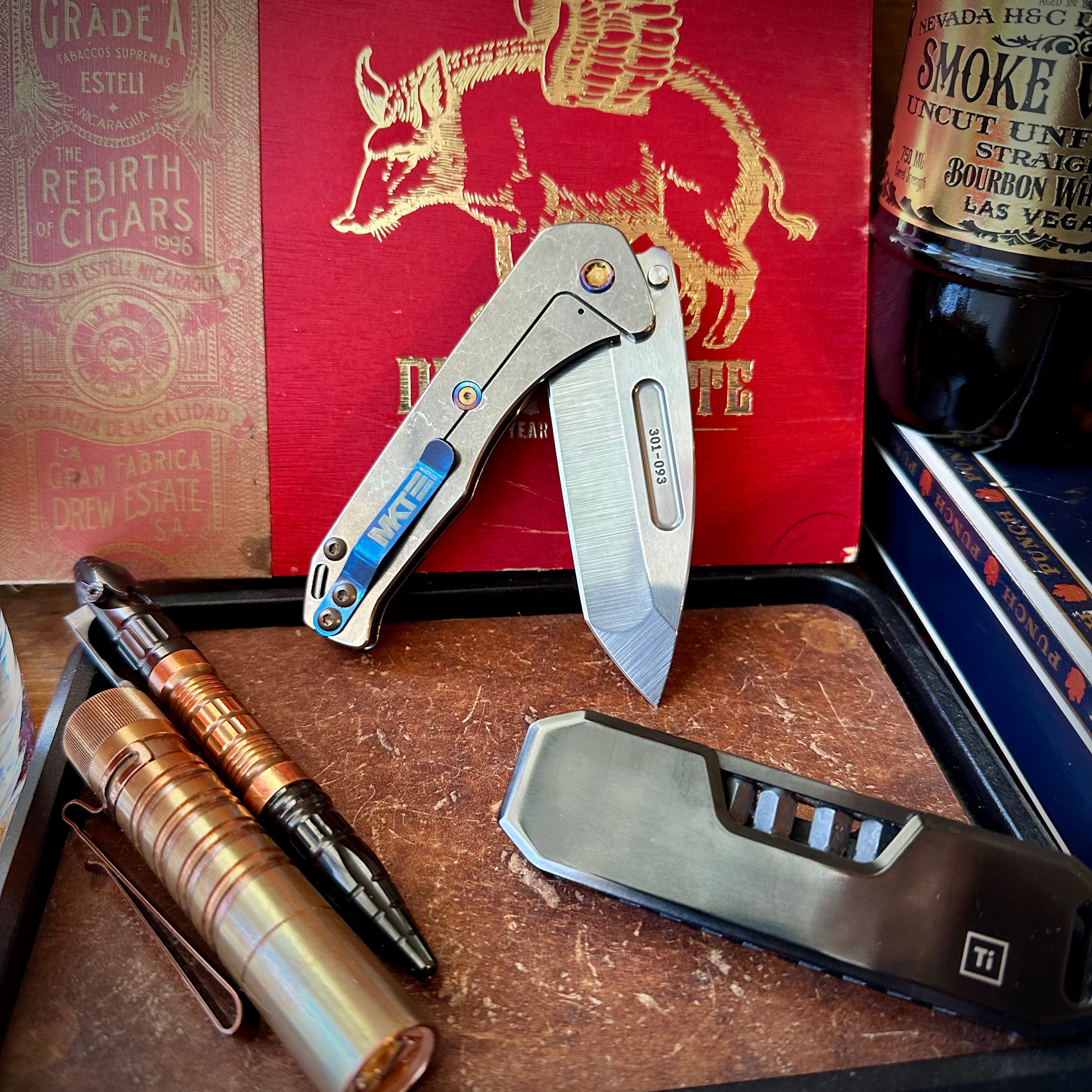 Medford Knives Praetorian Slim Flipper Tanto w/ Flamed Hardware